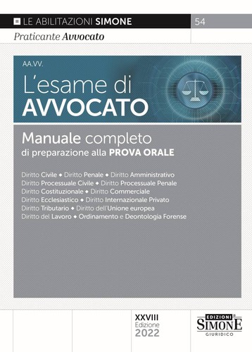 Esame avvocato manuale - di, avvocato.