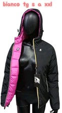 Giubbino Kway Rosa Double Face DonnaNew Autunno Inverno S M L XL XXL 