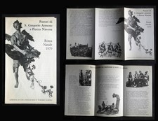 PRESEPE - I Pastori di S. Gregorio Armeno a Piazza Navona - Roma NATALE 1979