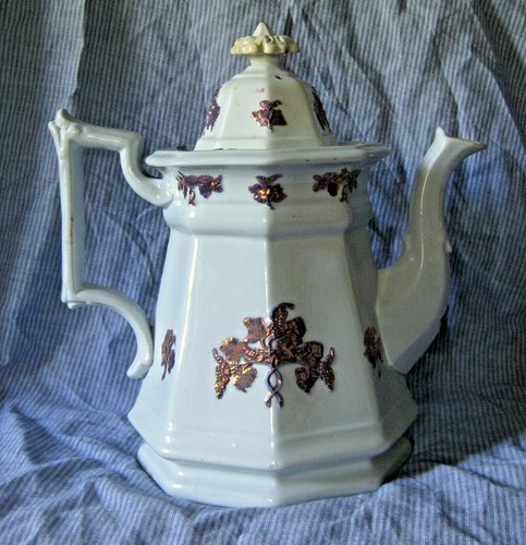 Staffordshire pottery copper - pottery,