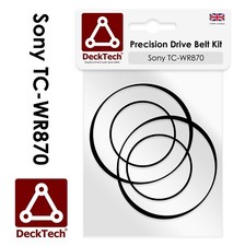 DeckTech® Cinture di ricambio per Sony Cassette Deck TC-WR870 TCWR870 TC WR870