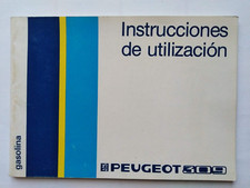 PEUGEOT  309  LIBRETTO USO 