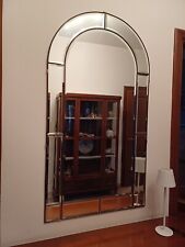 Specchiera rifinita con molatura  color oro