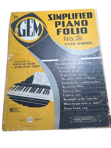 Foglio pianoforte semplificato - pianoforte,