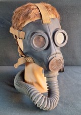 Militaria Ww2 Maschera Antigas Italiana carrista REI 1942 Pirelli 0.41 No Filtro