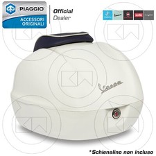 BAULETTO 32LT BIANCO 544 ORIGINALE PIAGGIO VESPA PRIMAVERA 50 125 150 2013-2019