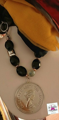 Sciarpa donna con collana - sciarpa,