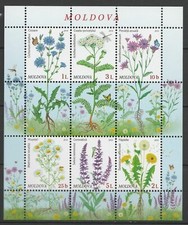 Foglio 6 francobolli Moldavia