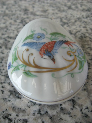 Boîte pillules porcelaine - à,