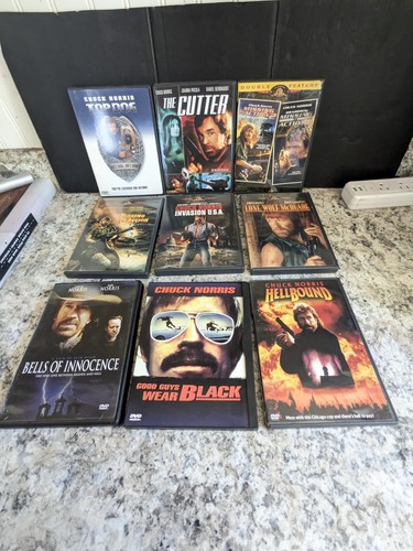 Chuck norris dvd lot - chuck,