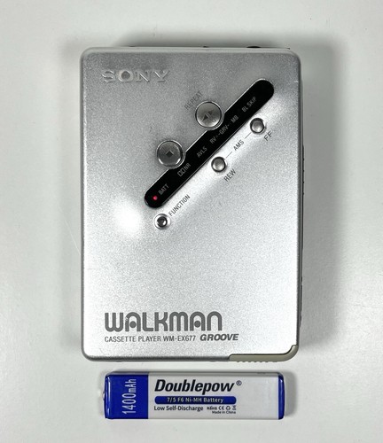 Sony ex677 walkman silver - wm-ex677,
