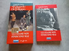 IL GRANDE TEATRO DI EDUARDO DE FILIPPO - GLI ESAMI NON FINISCONO MAI - VHS +...