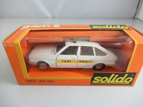 Solid simca 1308 taxi - 1:43, 60