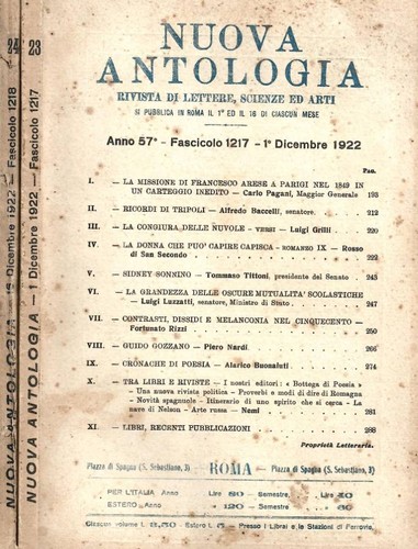 Nuova antologia rivista di - rivista,