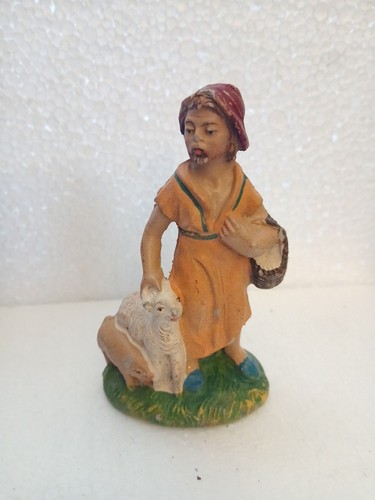 Personaggio presepe vintage - personaggio,