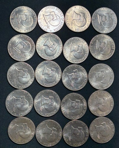 Lotto monete dollari - lotto, 20
