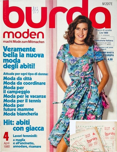 Burda moden aprile 1980 - moden,
