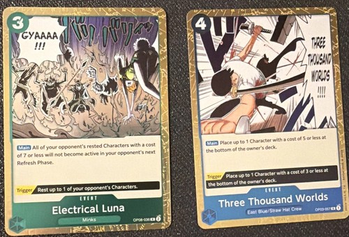 One piece rare foil cards - cards, all