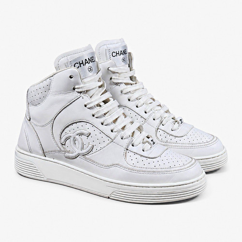Sneakers alte chanel pelle - chanel,
