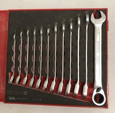 TENGTOOLS TED6512R SET CHIAVI A CRICCHETTO COMBINATE ANELLO FINE LUCE USO  