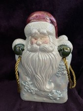 Brand New Walmart Ceramic Dolomite Santa Basket