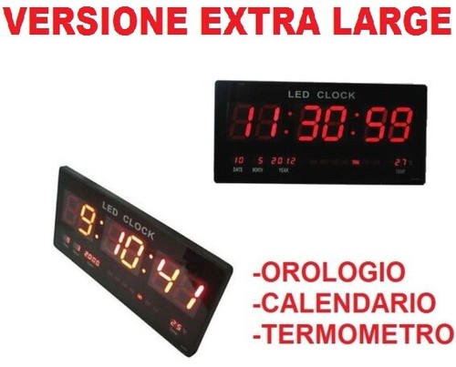 Orologio digitale led - xl,