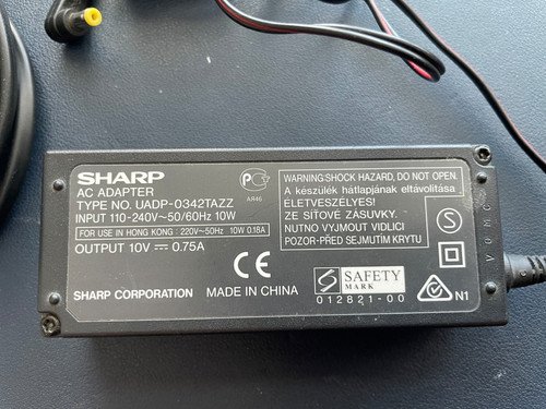 Sharp uadp 0342tazz adattatore - sharp,