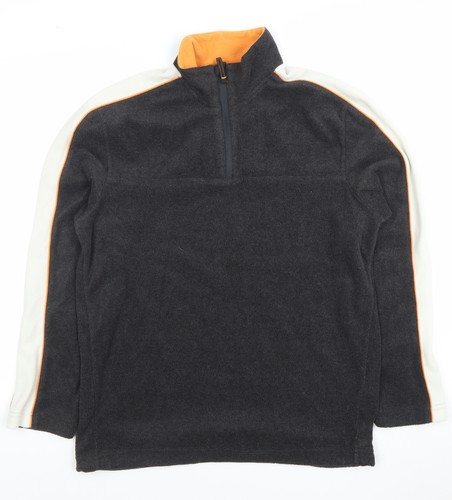 Felpa mezza zip - in, nera