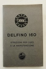 LIBRETTO ISTRUZIONI PER L'USO E MANUTENZIONE MOTOM DELFINO 160