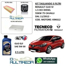 KIT TAGLIANDO 3 FILTRI OLIO