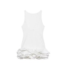 Vestito Elegante Con Balze