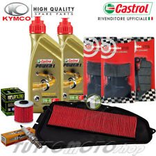 Tagliando KYMCO XCiting 400 I-S E4 2016-2021 / Kit Castrol Filtri Candela Freni