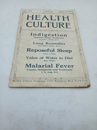 Health culture magazine may - magazine,