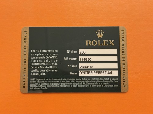 Vintage genuine rolex 116520 - vintage,