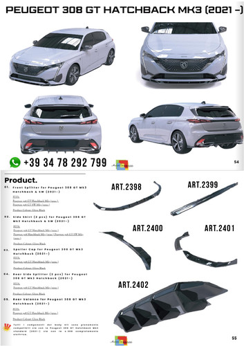 Bodykit peugeot 308 gt - peugeot,