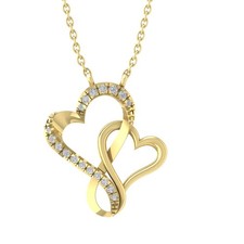 Ciondolo cuore oro giallo - ciondolo, in