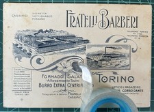 Rara Cartolina Caseificio Fratelli BARBIERI-Torino degli Anni’ 10
