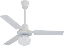 ZEPHIR ZFS8093 VENTILATORE DA SOFFITTO 3 PALE Ø 90 CON COMANDI A MURO E LUCE