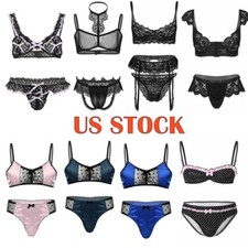 Mutandine reggiseno uomo pizzo