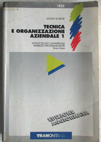 Libro tecnica organizzazione - libro,