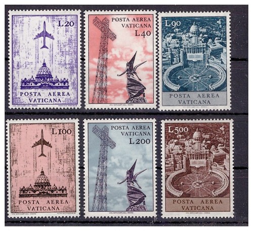 Vaticano 1967 posta - posta, aerea
