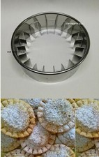 FORMA STAMPO TAGLIAPASTA DM.8 ACCIAIO PER PASTICELLE CALZONCELLI  12  2024