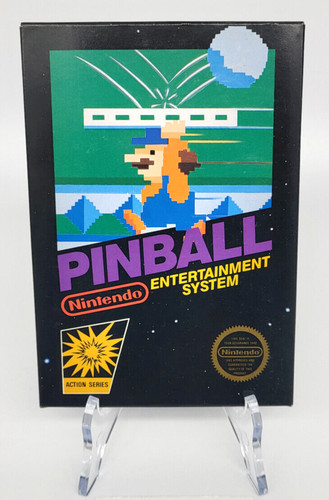 Pinball nintendo nes - pinball, scatola