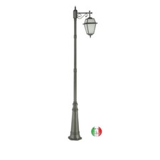 Lampione da giardino classico fusione alluminio Roma I426.C136 Made in Italy