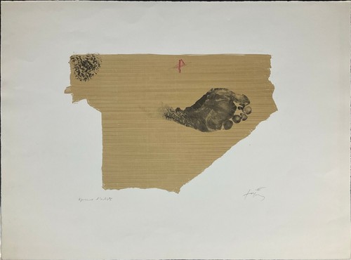 Antonio tapies litografia - antonio,