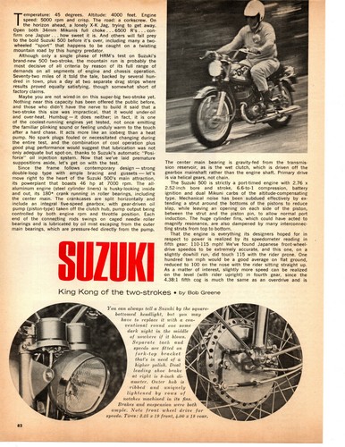 Moto due tempi suzuki - tempi, 1968