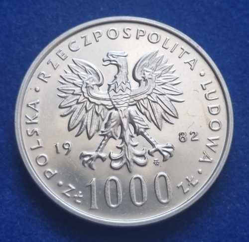 Moneta silver polonia polska - moneta,