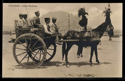 Palermo carro siciliano - carro,