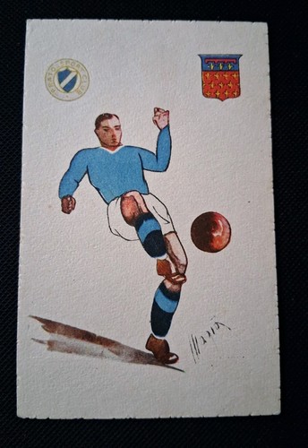 Cartolina illustrata calcio - cartolina,