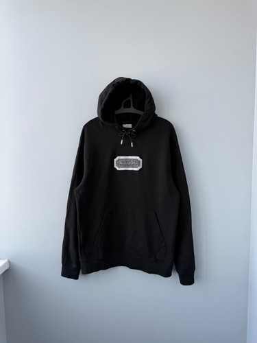 Felpa dior nera con - nera, cappuccio